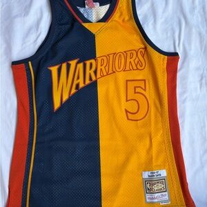 Mitchell & Ness Men’s Baron Davis Warriors Split Swingman Jersey 2006-07 Large